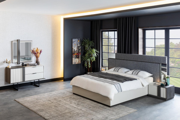 Design Slaapkamer Compleet Set Commode Spiegel 2-delige Set Houten Commodes.