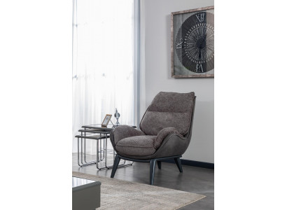 Woonkamer Fauteuil Design Bank Luxe Lounge Bekleding Nieuw modern grijs Woonkamer Fauteuil Ontwerp Bank Luxe Lounge Bekleding Nieuw Modern Grijs