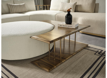 Salontafel Meubel Luxe Hout Modern Nieuw Woonkamerontwerp Nieuw bruin