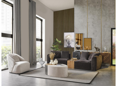 Stel bankstel 41 zitplaats salontafel Complete woonkamer 3-delige meubel