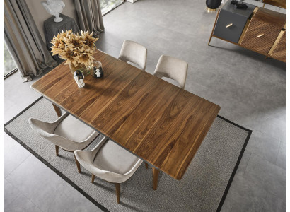 Eetkamertafel Hout Luxe Meubels Stijl Moderne bruine houten tafels