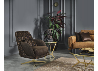 Woonkamer Fauteuil Ontwerp Bank Luxe Bekleding Meubels Eenpersoons meubels