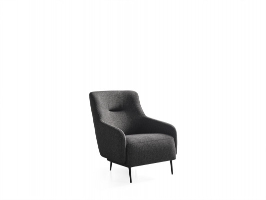 Woonkamer fauteuil Modern gestoffeerd ontwerp Textiel Nieuw grijs Luxe Lounge Club