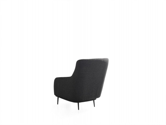 Woonkamer fauteuil Modern gestoffeerd ontwerp Textiel Nieuw grijs Luxe Lounge Club