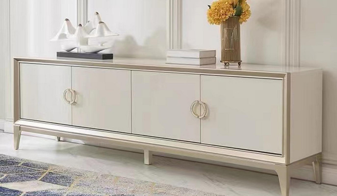 Dressoir Houten Kast Meubel Ladenkast Sideboard Wit Serveren