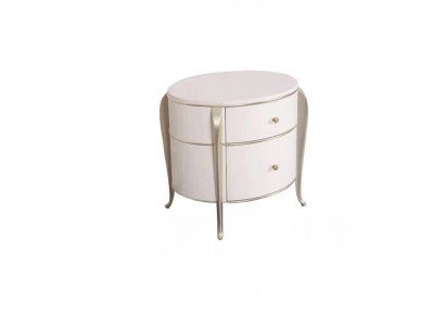 Ronde nachtkastje meubels houten luxe bijzettafel wit meubels nachtkastjes