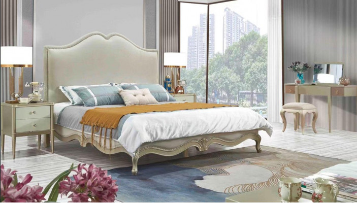 Bedframe Dubbel Bedframe Luxe Bed Hout Bedden Beige Tweepersoonsbedden Hotel