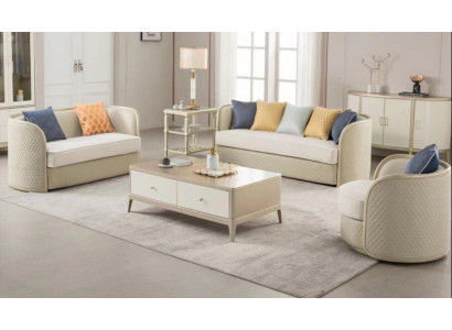 Stoffen bankstel bankstel 3+2+1 zits set Design bank banken modern
