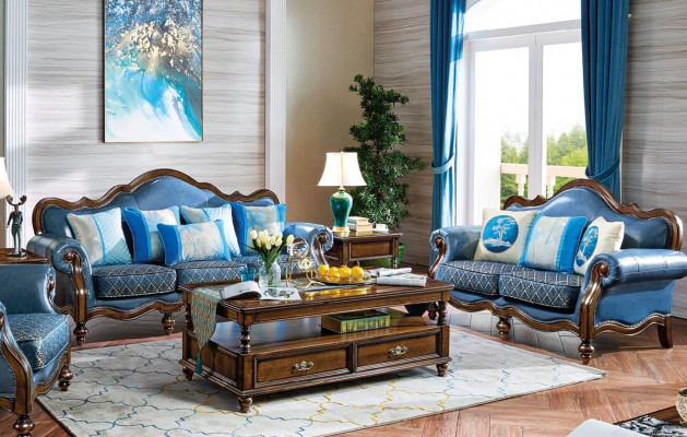 Sofaset 3 2-zits bank Bank Zitbank Bekleding Stel Klassiek.