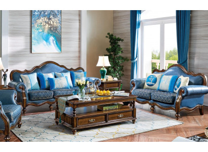 Sofaset 3 2-zits bank Bank Zitbank Bekleding Stel Klassiek.