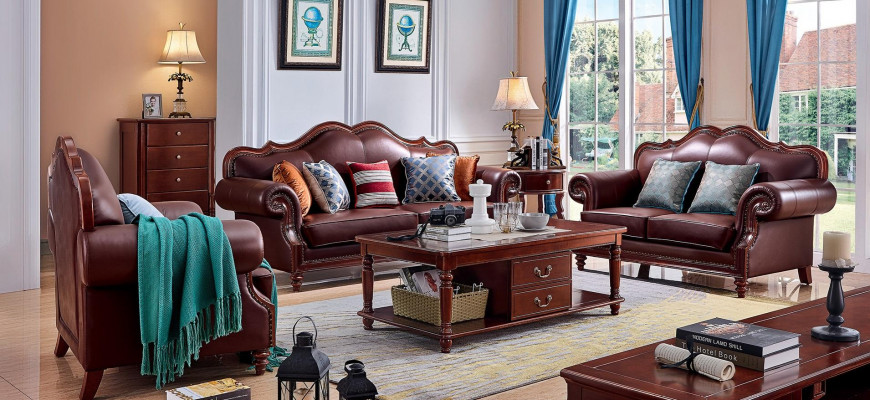 Sofaset 3+2+1 zitsbank Woonkamer Klassiek Meubel Ontwerp Bank