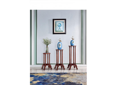 Bloemenstandaard plank houten standaard meubelaccessoires bloempotstandaard