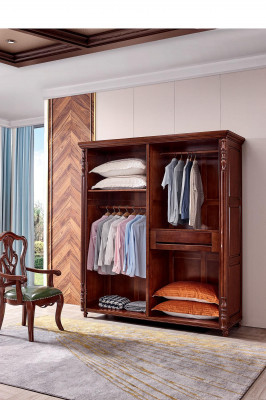 Kledingkast Slaapkamer Hout Kast Stijl Kasten Meubels Barok