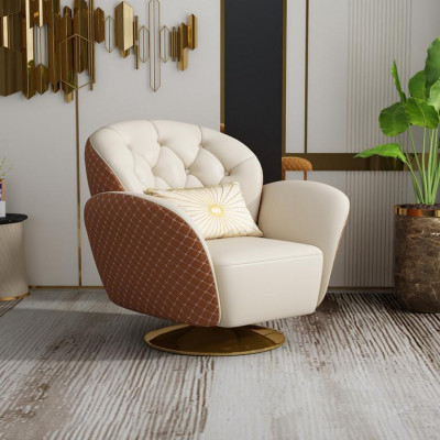 Draaibare Chesterfield fauteuil fauteuils gestoffeerde meubels enkele zitplaatsen