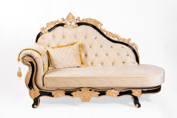 Klassieke Chesterfield bank in barokstijl, bankstel 3-delig.