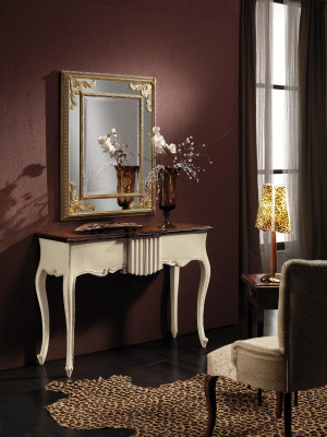 Console-Tafelconsole Tafelsmeubelen houten console telefoon bijzettafel Italiaans