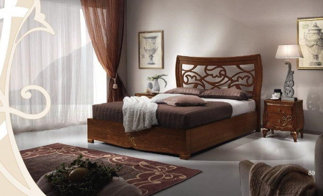 Tweepersoonsbed Bedden Bedframe Bed Hout Dubbel Slaapkamer Bruin Modern 160x200