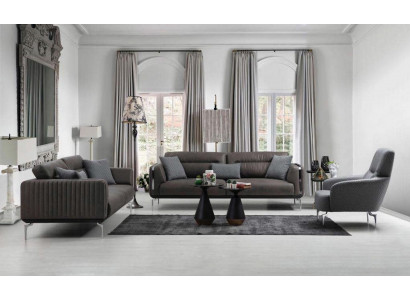 Sofa set Bankstel Bankstel Banken 3+3+1-zits Fauteuil Modern Polyester Driepersoons