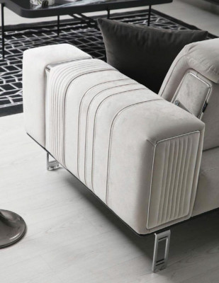 Sofa set luxe bankstel 3+3+1 zitbanken fauteuil stof design meubels nieuw