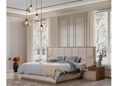 Exclusief tweepersoonsbed Gestoffeerde bedden Slaapkamer Moderne inrichting