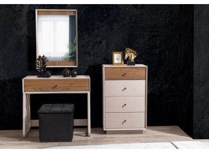 Luxe slaapkamer set kaptafel ladekast spiegel 3-delig set.