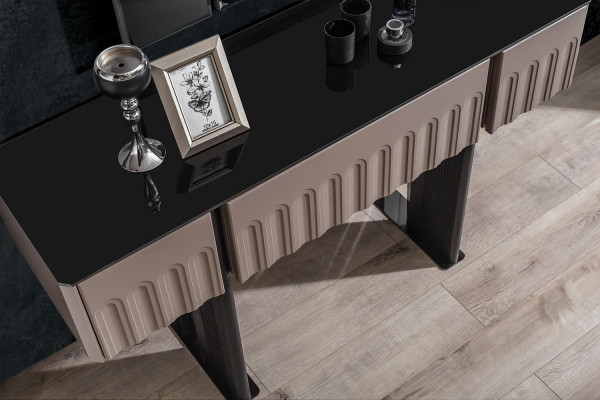 Elegant slaapkamerset Kaptafel Spiegel Luxe meubels 2-delig meubilair