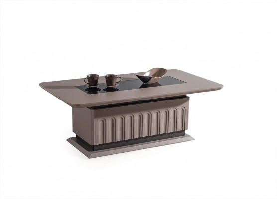 Bruine salontafel Woonkamertafels Design houten meubels Salontafels