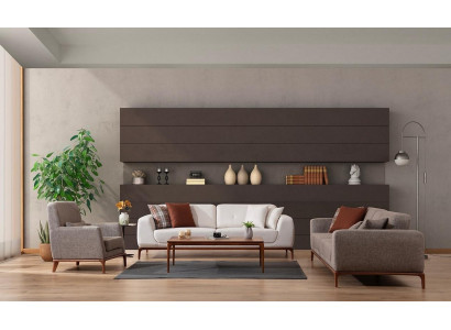 Bankstel Bank Luxe 2x Banken 3-Zits 1-Zits Modern 3-delig Set Modern
