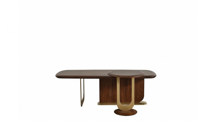 Salontafel en bijzettafel voor de woonkamer in moderne stijl.