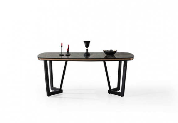Eettafel Eetkamer Hout Eettafels Tafel Stijl Modern Zwart Ontwerp