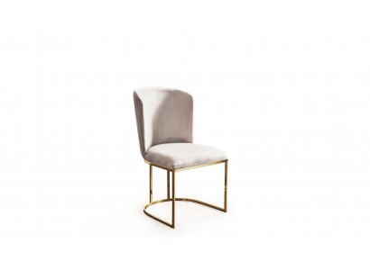 Stoel Eetkamerstoel Beige Keukenstoel Leunstoel Luxe Modern Noviteit