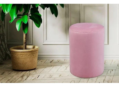 Roze poef luxe voetbank moderne stijl nieuwe zitter woonkamer