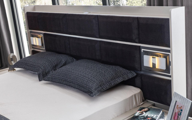Slaapkamer set Luxe bed Ontwerper kaptafel Console 5-delige set