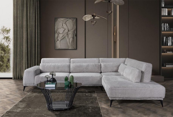 Stijlvolle hoekbank L-vorm Luxe woonkamer woonlandschap banken banken