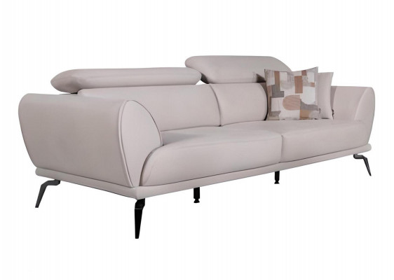 Witte woonkamer 3-zits designer luxe bank moderne zitmeubels nieuw
