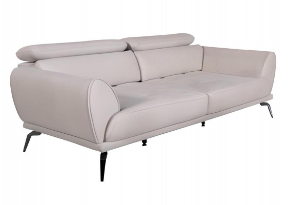 Witte woonkamer 3-zits designer luxe bank moderne zitmeubels nieuw