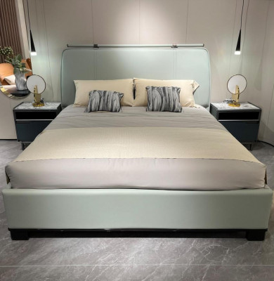 Luxe slaapkamerset Modern tweepersoonsbed met 2 nachtkastjes Design 3-delig Complete