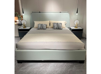 Luxe slaapkamerset Modern tweepersoonsbed met 2 nachtkastjes Design 3-delig Complete