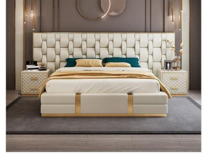 Luxe slaapkamer set Complete kamermeubilair Bed Nachtkastje Inrichting