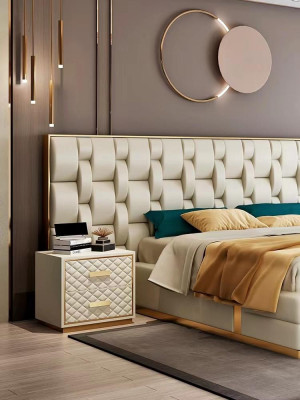 Luxe slaapkamer set Complete kamermeubilair Bed Nachtkastje Inrichting