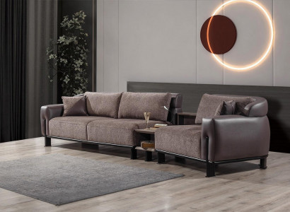 3-zitsbank inclusief bijzettafel Comfortabele woonkamerbank