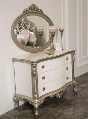 Luxe dressoir meubels dressoir commodes dressoir met spiegel 2-delige set Nieuw.