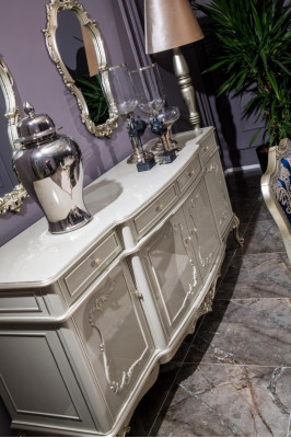 Sideboard Luxus Kast Plank Dressoir Kasten Woonkamer Glazen Kast