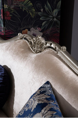 Driepersoons luxe sofa 3-zitsbanken barok rococo stof designbank