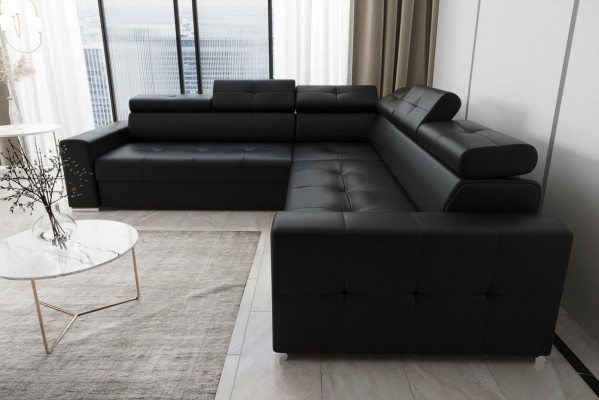 Woonkamer Textiel Lederen Luxe L-vormige Moderne Hoekbank Bank Bekleding Banken Nieuw