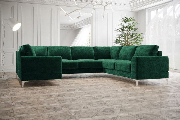 Woonkamer bankstel hoekbank bank bankstellen nieuw woonkamer fluweel hoekbank U-vorm