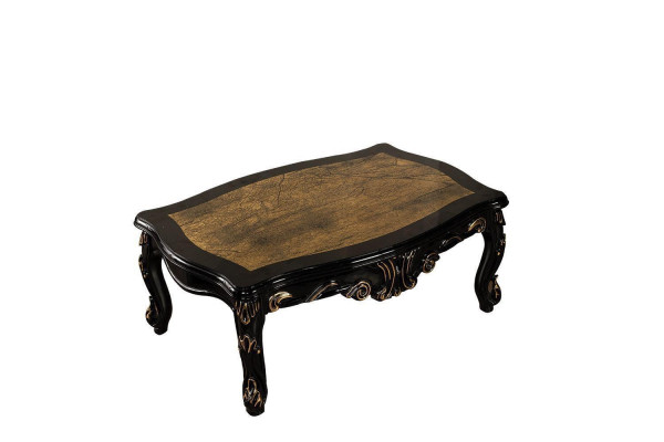 Zwarte barokmeubelen bankstel bank bank meubel tafel 5dlg.