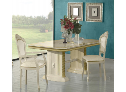 Stille eettafel tafel echt hout klassieke designer tafels Italiaanse meubels