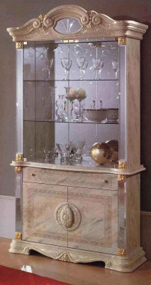 Luxe etalage vitrine vitrines glazen kast modern stijl hout woonkamer