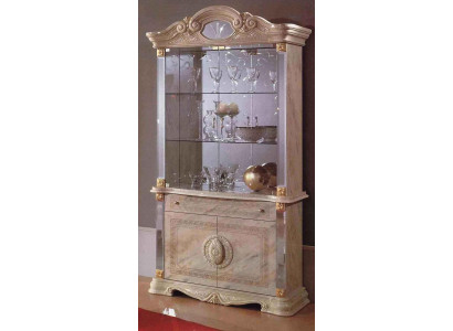 Luxe etalage vitrine vitrines glazen kast modern stijl hout woonkamer